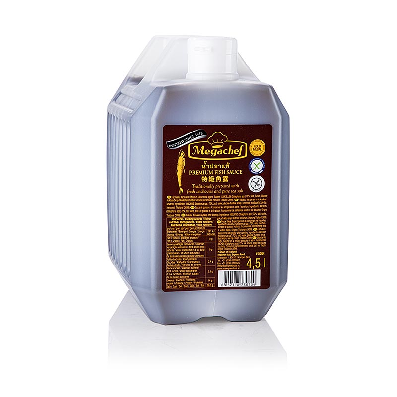Salsa di pesce, senza glutine, Megachef, 4,5 l