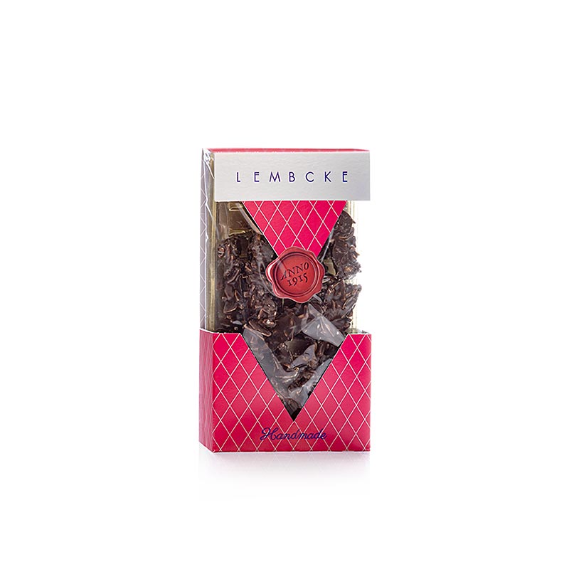 Teegebäck Mandini Cacao Dark, Mandelsplitter, dunkel, Lembcke, 100 g