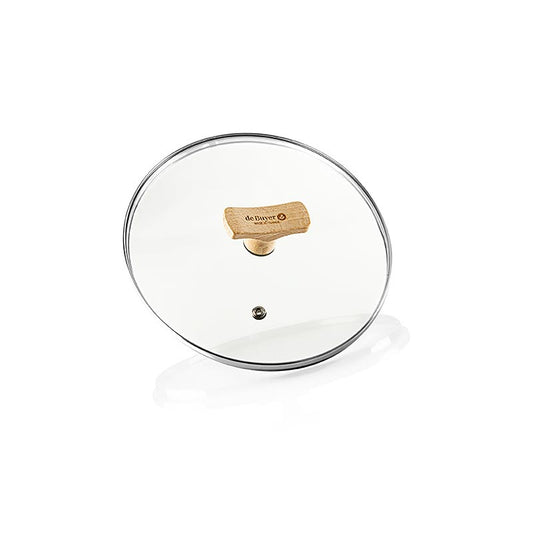 deBUYER B Bois Couvercle universel de Bocal poignée en hêtre, Ø 20 cm, 1 pièce