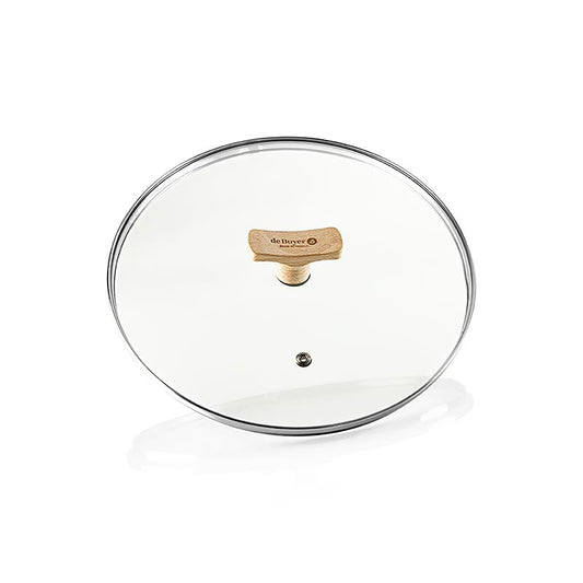 deBUYER B Bois Couvercle universel de Bocal poignée en hêtre, Ø 24 cm, 1 pièce