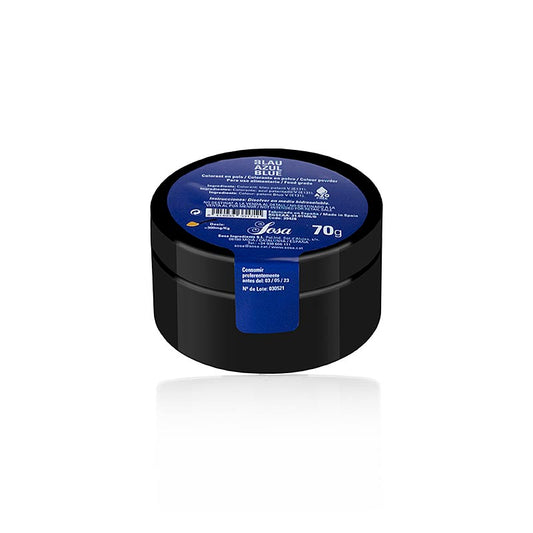Colorante alimentare Sosa blu, in polvere, solubile in acqua (39428), 70 g