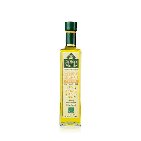Teutoburger Ölmühle - Olio di semi di girasole, "Die kleine Mühle", BIO, 500 ml