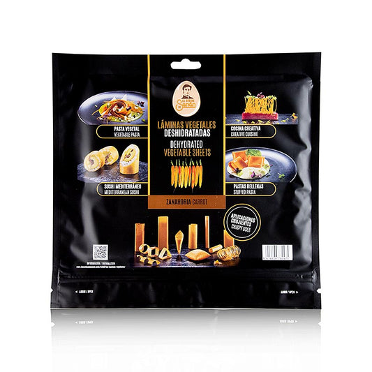 Carta commestibile vegetariana "Carota", La Cocina de Senén, 110 g, 10 fogli