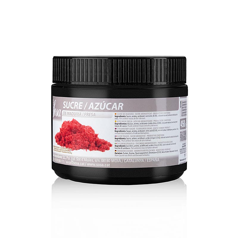 Zucchero Sosa all'aroma di fragola (39298), 450 g