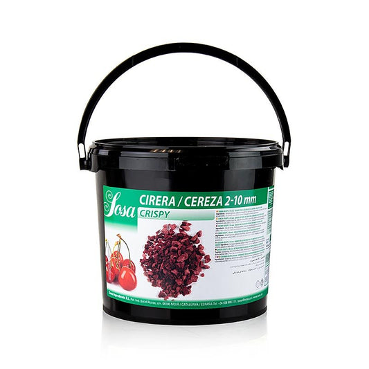 Sosa Crispy - Kirsch, gefriergetrocknet, 2 - 10mm (39473), 1,2 kg | Molekulares Kochen | thungourmet