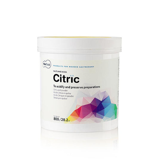 TÖUFOOD CITRÏC ACID, acido citrico, 800 g