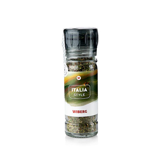 Wiberg Moulin à épices Italia Style, sel aux herbes, 43 g