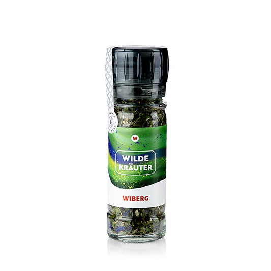 Wiberg moulin à épices herbes sauvages, sel aux herbes, 60 g