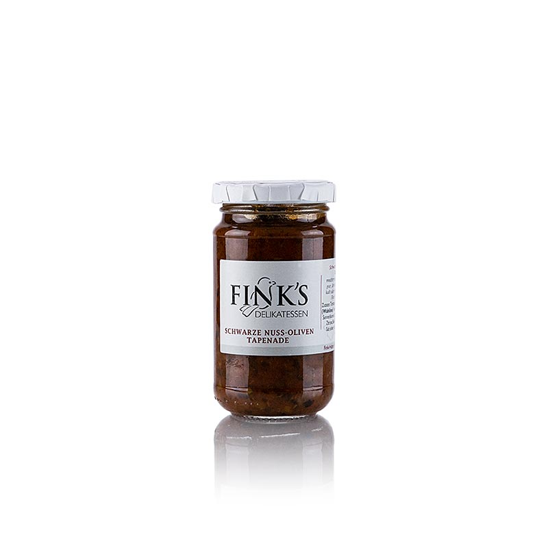 Schwarze Nuss-Oliven-Tapenade, Fink´s Delikatessen, 200 g