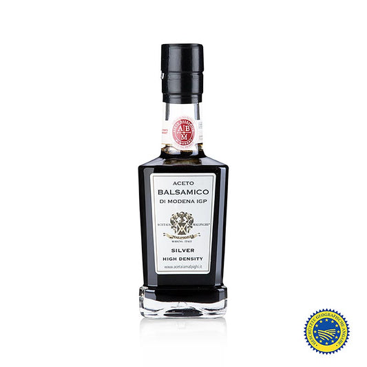 Aceto balsamico Modena IGP, argento, 8 anni, Malpighi, 250 ml