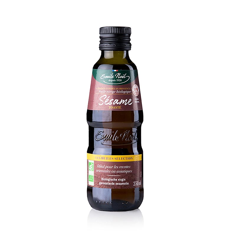 Olio di sesamo, tostato, equo e solidale, Emile Noel, BIO, 250 ml