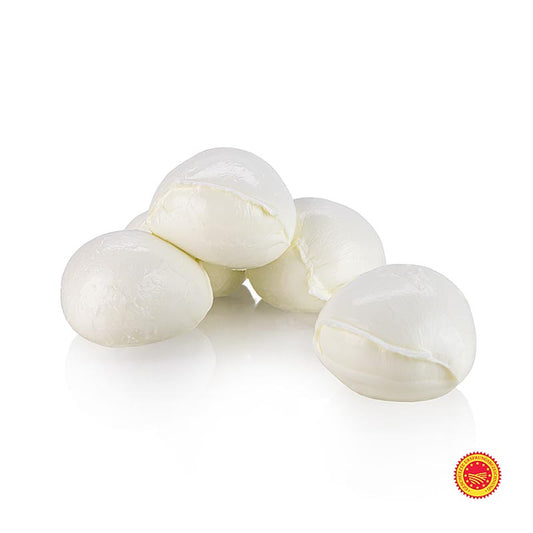 Büffel Mozzarella, Bocconcini (ca. 50g pro Kugel), Campana D.O.P., 250 g