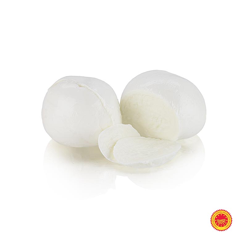 Mozzarella di bufala, Boccone (circa 125 g per pallina), Campana D.O.P., 250 g