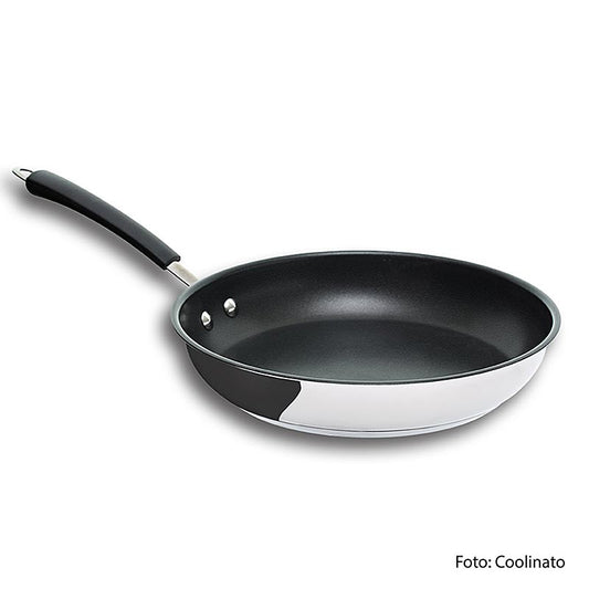 Poêle à frire en acier inoxydable, 28 cm, Coolinato, 1 pièce | Non alimentaire / Quincaillerie / Accessoires pour barbecue | thungourmet