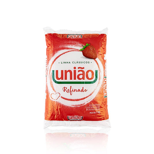 SUCOs DO BRASIL - Zucchero di canna bianco, proveniente dal Brasile, per cocktail, marca União, 1 kg