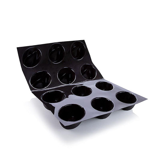 Demarle - Flexipan Matte 40x30cm, 12 Scoops Out (Echancrees), 85x61mm, 30mm tief, No.2554, 1 St