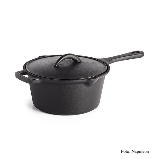 Accessori per barbecue Napoleon - Pentola per salse, con coperchio, ghisa, 18 cm, 2 l, 1 pz | Non alimentari / Ferramenta / Accessori per barbecue | thungourmet
