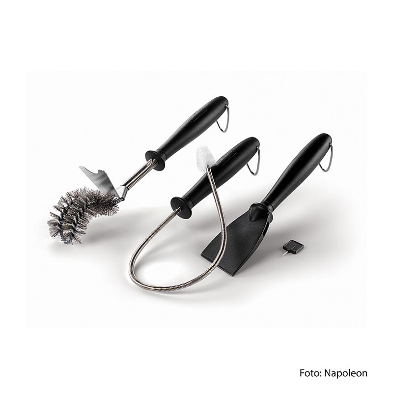 Napoleon Grillzubehör - Grillkammer Reinigungsset mit Bürste & Schaber, 3 tlg. | Non Food / Hardware / Grillzubehör | thungourmet