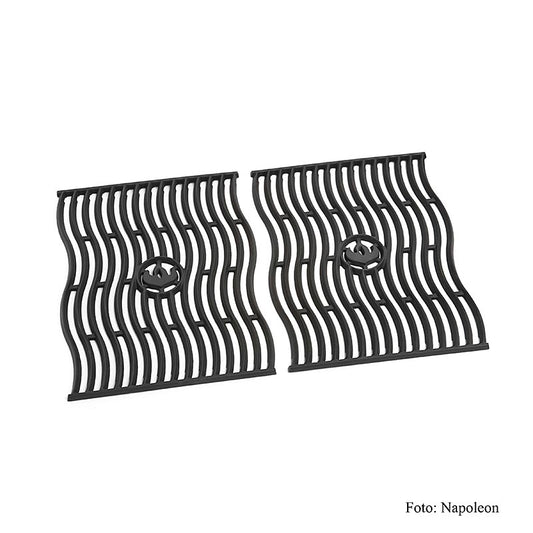 Accessori per barbecue Napoleon - Griglie in ghisa con rivestimento in porcellana, per Prestige 500, 2 pezzi | Non alimentari / Ferramenta / Accessori per barbecue | thungourmet