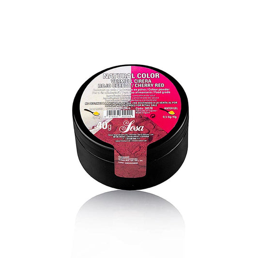 Colorant alimentaire naturel Sosa rouge cerise, poudre (38578), 40 g