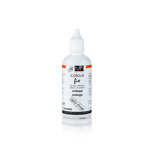 Colorante alimentare, arancione, liquido, solubile nei grassi, Ruth (7704), 90 g