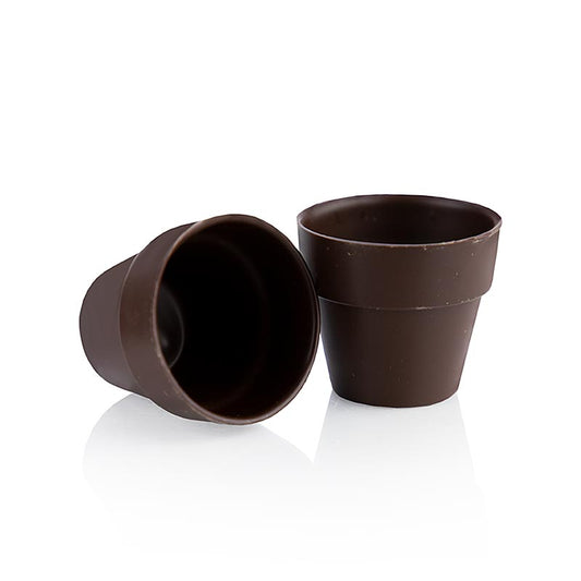 Moule à chocolat Flower Pot Large, noir, 62 x 55 mm, Dobla (18143), 840 g, 28 pièces