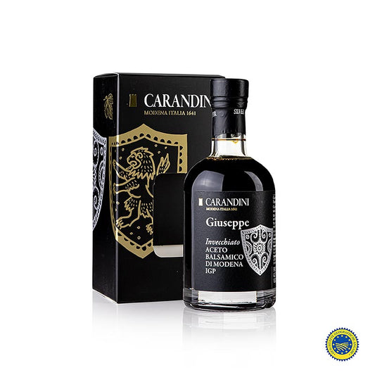 Carandini Aceto balsamico IGP, Giuseppe, invecchiato (confezione regalo), 250 ml