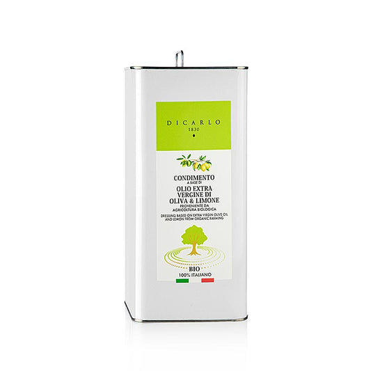 Huile d'olive Di Carlo, au citron, BIO, 5 l