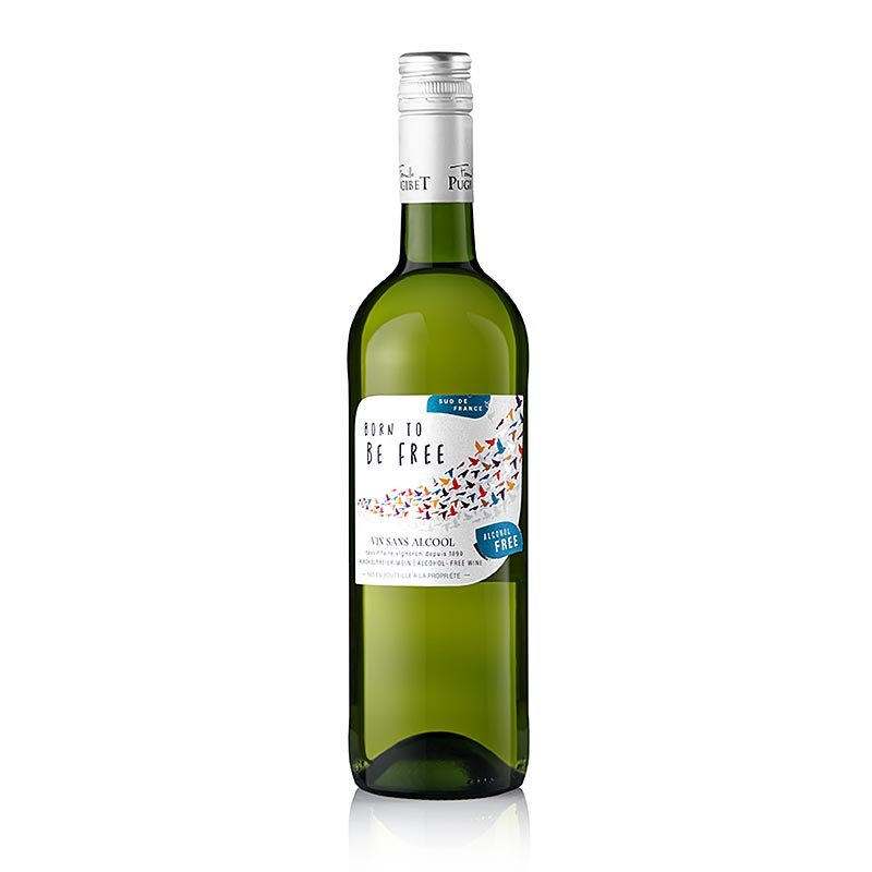 "Born to be Free", alkoholfreier Weißwein, La Colombette, 750 ml