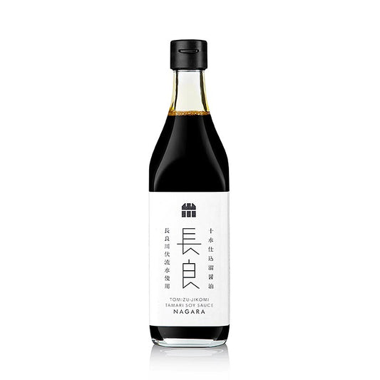 Sojasauce - Tamari, 2 Jahre im Holzfass, Nagara, 500 ml