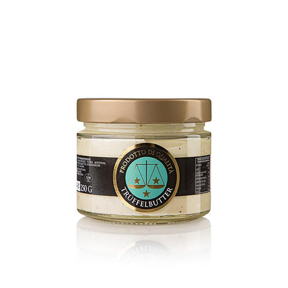 Préparation au beurre de truffe Alba, blanc, avec truffes d'été, 250 g