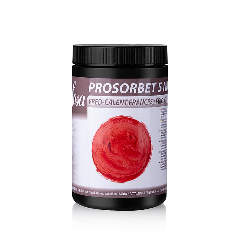 Sosa Pro Sorbet 5, per preparazioni fredde e calde (38980), 500 g