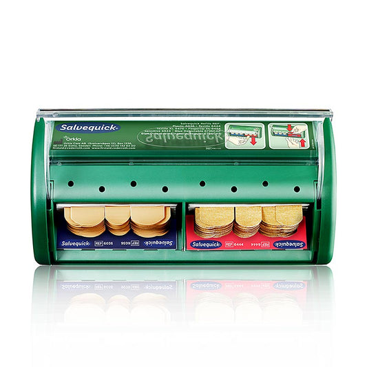 Cederroth - Distributore di cerotti Salvequick, stazione cerotti, (490700), 1 pz.
