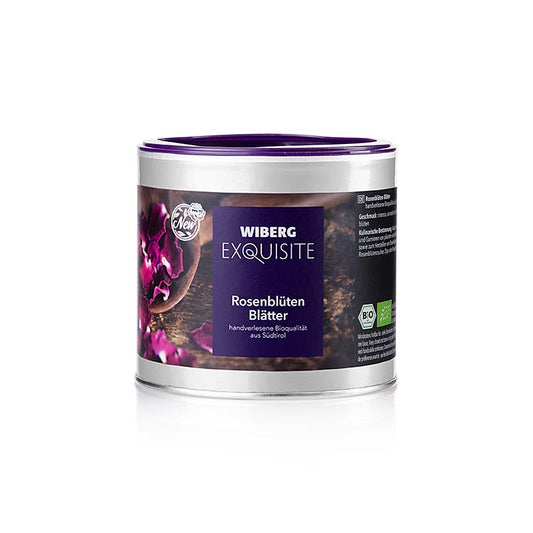 Wiberg Pétales de rose exquis, triés à la main du Tyrol du Sud, BIO (280668), 20 g