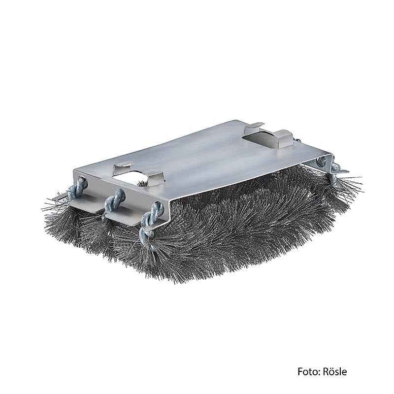 Rösle Ersatzbürste Steel für Grillrost-Reinigungsbürste "SlideX" (25391), 1 St