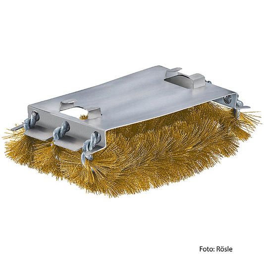 Brosse de rechange Rösle en laiton pour la brosse de nettoyage de grille de barbecue « SlideX » (25392), 1 pièce