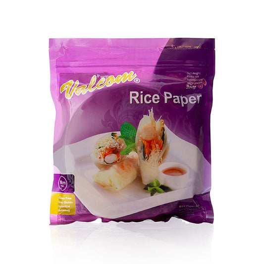 Carta di riso, piccola, ø 16 cm, 250 g, circa 48 pezzi.