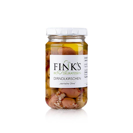 Ciliegie di Dirndl in salamoia, Finks Delikatessen, biologico, 180 g
