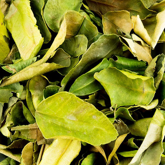 Thai Mas - Foglie di lime - Foglie di lime kaffir, intere, essiccate, COCK, 10 g