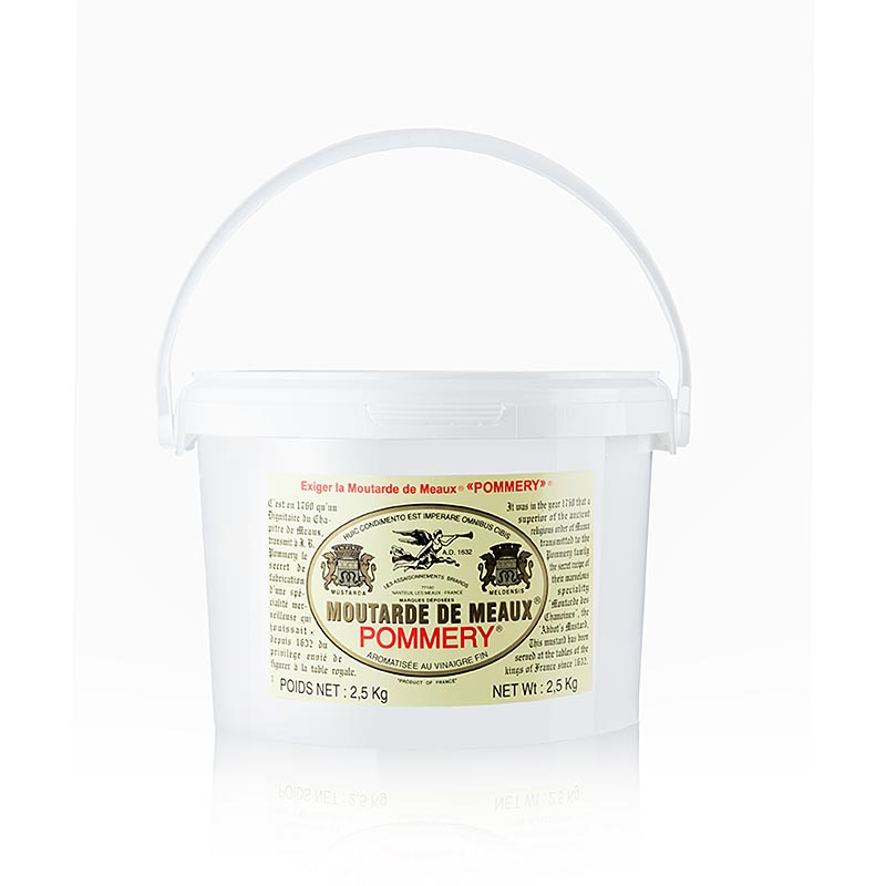 Moutarde de Meaux® -grober Senf, scharf, Pommery®, 2,4 l