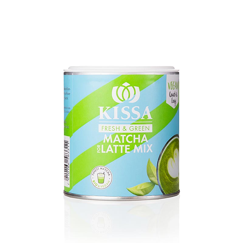 KISSA - Matcha pour latte, Thé vert, BIO, 120 g