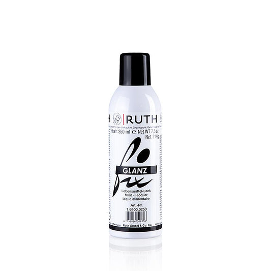 Vernice alimentare (Glanzfix Spray), Ruth, 250 ml