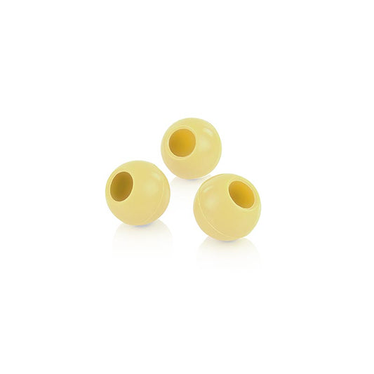 Boule creuse de truffe blanche, 25mm Ø, Mona Lisa, 1,36 kg, 504 pcs