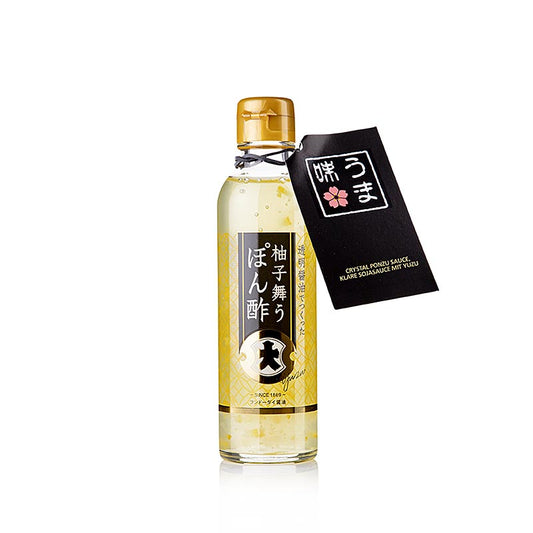 Crystal Ponzu Sauce, sauce soja claire au yuzu, Fundodai, Japon, 200 ml