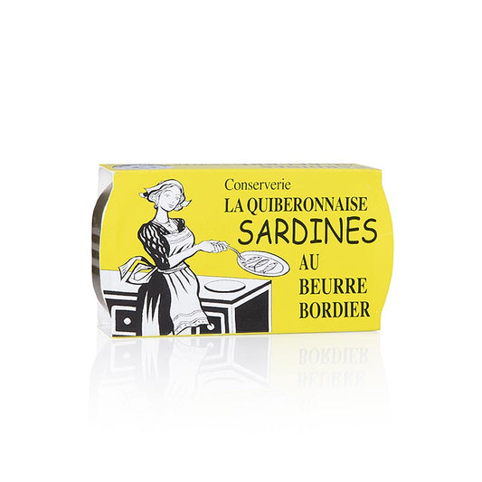 Sardines au beurre de Bordier breton, La Quiberonnaise, 115 g