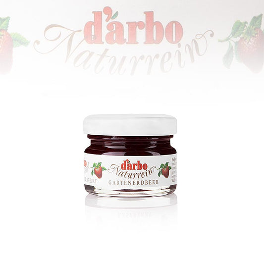 darbo - Confettura di fragole extra, vasetti da porzione, 1,68 kg, 60 x 28g