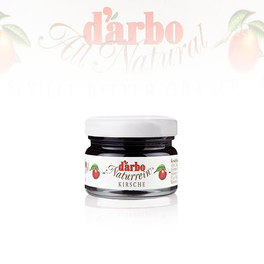 darbo - Confettura extra di ciliegie, vasetti da porzione, 1,68 kg, 60 x 28g
