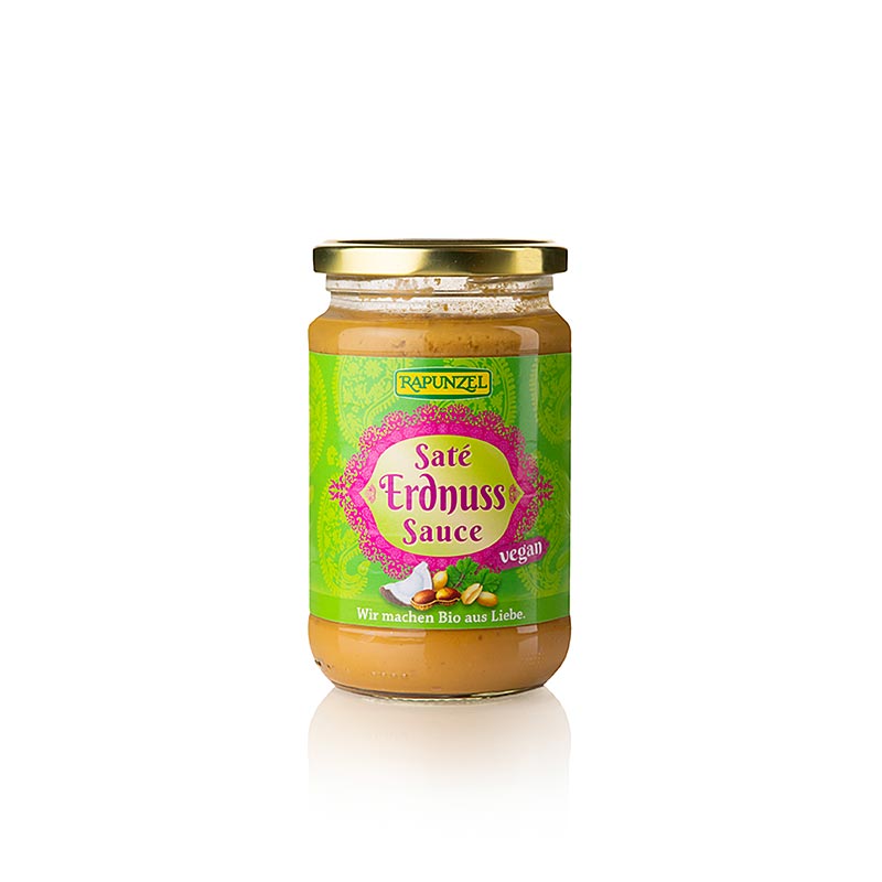 Salsa di arachidi per satay, vegano, Rapunzel, biologica, 330 ml