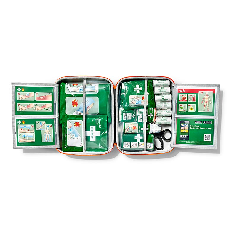 Cederroth - First Aid Burn Kit, Erste Hilfe Koffer für Verbrennungen (51011013), 1 St