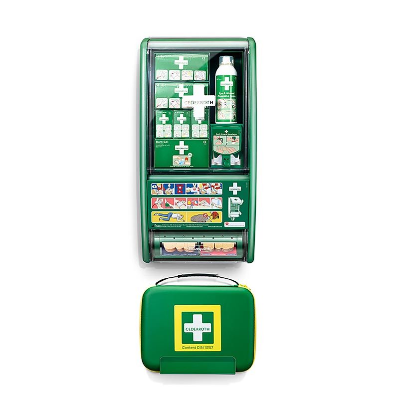 Cederroth - First Aid Station Set, Erste Hilfe Koffer DIN 13157 (51011032), 1 St